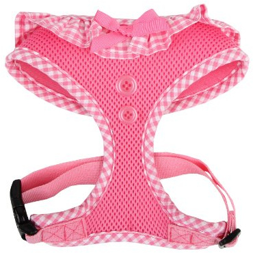 Authentic Puppia Vivien Harness, Pink, Small
