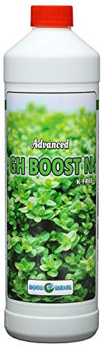 Aqua Rebell ®️ Advanced GH Boost N - 1 Literflasche - optimale Versorgung für Ihre Aquarium Wasserpflanzen - Aquarium Eisenvolldünger speziell für Wasserpflanzen entwickelt