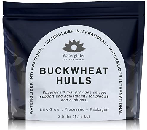 Waterglider International Buchweizenkissen und Zafu-Kissen hülsen - 100% in den USA gewachsene Schalen- 2 ...