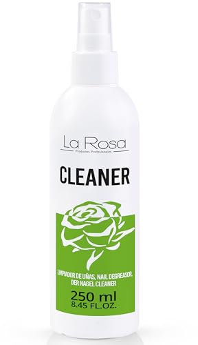 LaRosa Nail CLEANER 250ml SPRAY Cleaner para Gel, Eliminar la capa pegajosa de geles UV/Esmaltes permanentes/Esmaltado Permanente/Cleanser para uñas de gel