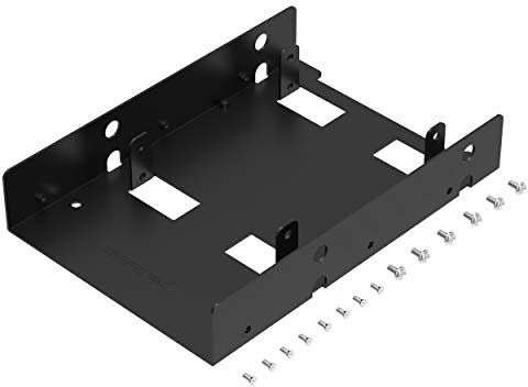 SABRENT 2,5” zu 3,5” HDD SSD Einbaurahmen, Festplatten Montage Kit Adapter (BK-HDDF)