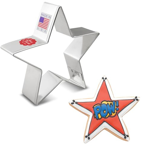 Ann Clark Pointy Star Cookie Cutter, 3-1/2 Made in USA