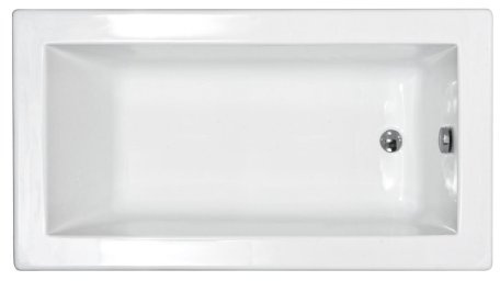 Sea Spa Tubs S3272VN Tubs Venetian 32 by 72 by 23-Inch Rectangular Soaking Bathtub, White