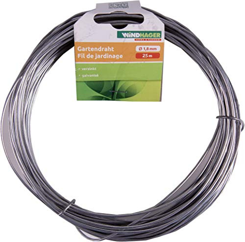 Windhager Fil de Jardin Universel galvanisé, Longueur : 25 m