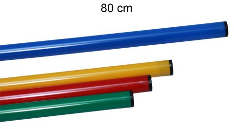 Boje Sport Jalon coloré en Plastique/Jalon de Gymnastique/Jalon d'entraînement/Multi-Fonctions, 80 cm, Bleu - 1x 80b