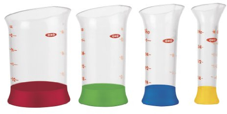 OXO Good Grips 4-Piece Mini Measuring Beaker Set
