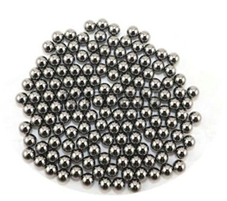 Generic 250 6mm Fronde Lance-pierre Munitions Acier Balles Roulements À Billes Shot Veuve Noire