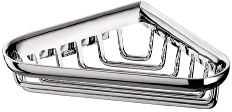 EMCO System 2 Seifenkorb, Duschablage zum Bohren, Duschregal chrom, Duschkorb, Wandmontage – 354500100