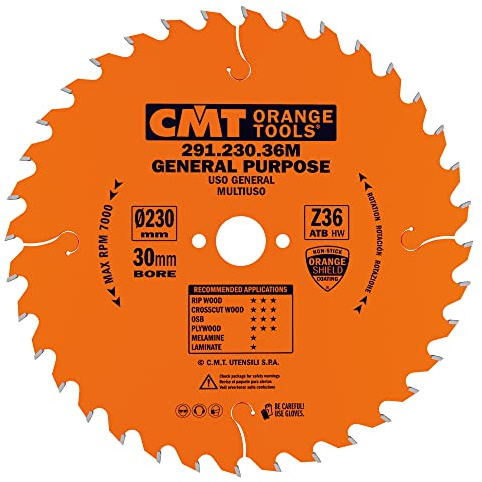 CMT 291.230.36M LAME P.PORTABLES 230X2.8X30 Z=36 ATB