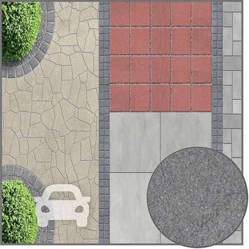 Terralith Pflasterfugenmörtel für PKW-Belastung steingrau/grau mit Bindemittel - 26,5kg - Fugenmörtel wasserdurchlässig gegen Unkraut für außen