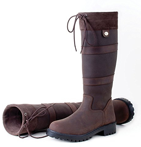 Rhinegold Unisex Boot-8 (42)-brown Rhinegold Elite Brooklyn Boot 8 42 Brown, Brown, Size EU42 UK