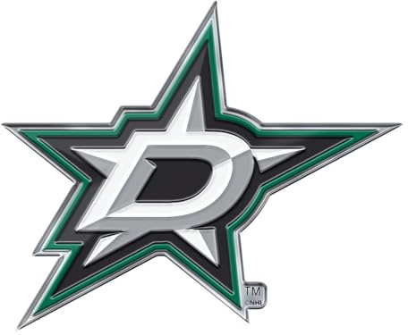 FANMATS 60485 - NHL - Dallas Stars Embossed Color Emblem | D Star Primary Logo