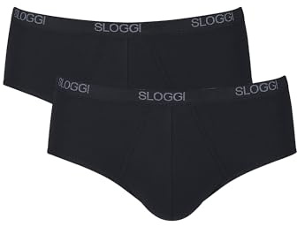 Sloggi Homme Sloggi Men Basic Midi Brief Bikini, Noir, L EU