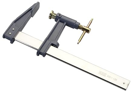 Alyco - Sargento de Apriete Tipo F, Con Émbolo, 400 X 120 mm - 197855