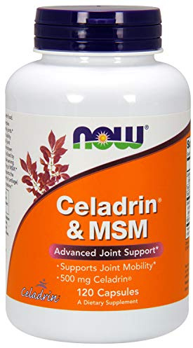 NOW Foods Celadrin® and MSM 500mg 120 Capsules (Pack of 2)