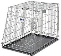 Savic Dog Résidence mobil 91 cm hundlåda zinklegering 91 x 61 x 71 cm