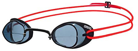 ARENA Swedix Anti-Fog Wettkampf Schwimmbrille Unisex für Erwachsene, Schwedische Schwimmbrille mit Split-Lens Gläsern, UV-Schutz, 4 Austauschbare Nasenstege
