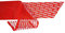 peha Manipulationssicheres Sicherheitsband, 38 mm Breite x 50 Meter Länge, Orange, Grau, 5000 x 3,8 cm 20940-38