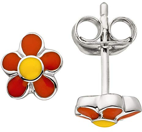Jobo Kinder-Ohrstecker Blume aus 925 Sterling Silber