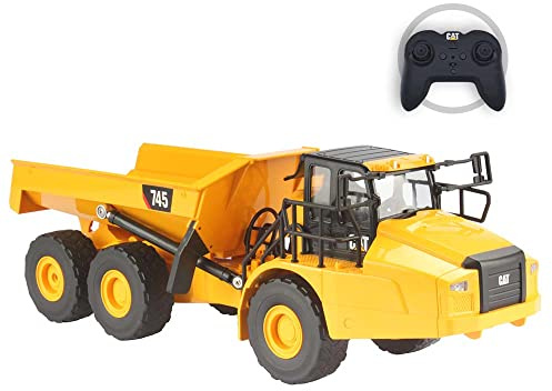 Carrera RC 1:24 CAT 950M Wheel Loader I RC Baustellenfahrzeug für Kinder & Erwachsene, Jungs & Mädchen I Offizielle CAT-Lizenz & Realistische Darstellung I Mit Licht & Sound I Li-Ion-Akku