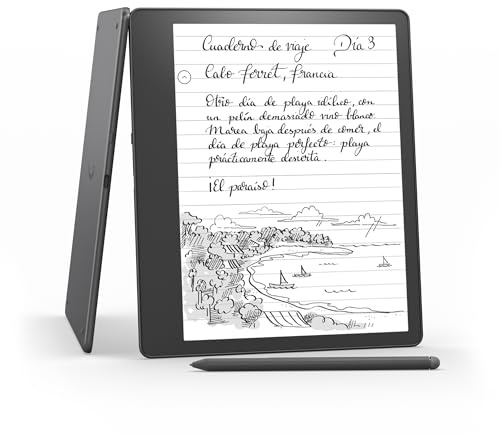 Kindle Scribe, el primer Kindle que a la vez es un cuaderno digital, todo en uno, con 32 GB de almacenamiento y una pantalla Paperwhite de 10,2 y 300 ppp | Con el lápiz premium + Kindle Unlimited