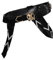 Lixinya Cosplay Fantasy Rollenspiel Schwarze Gürtel Halloween Karneval Party Kostüm Requisiten Zubehör Damen S