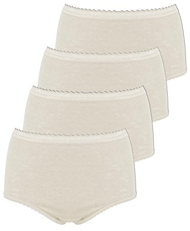 Sangora - Lot de 4 Culottes thermiques 7960741 - Femme Écru M
