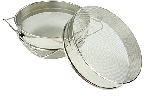 APIFORMES Doppelsieb Classic Ø 23cm Honigsieb | Edelstahl | Honigernte | Honig Sieben | Imkereibedarf | Imkerei