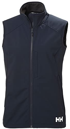 Helly Hansen Mujeres Chaleco Softshell W Paramount, Azul Marino, M