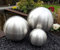 garten-wohnambiente Dekokugel 4er Set aus Edelstahl 5/10/15/20 cm matt gebürstet Dekorationskugel Edelstahlkugel