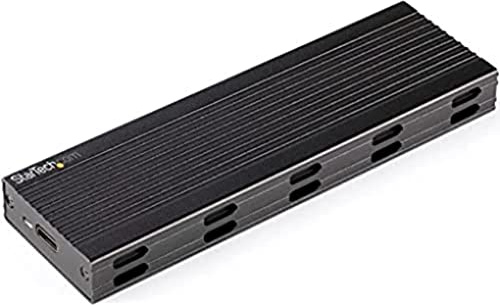 StarTech.com USB-C 10Gbps to M.2 NVMe,SSD Enclosure, Portable External PCIe/SATA NGFF SSD Aluminum Case, Type-A Host Cables, Supports 2230/2242/2260/2280 - TAA