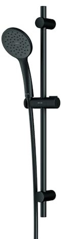 Duschset Handbrause Set, Duschsäule, Duschkopf-Set, Brauseset Dusche, AM.PM F01TA022 Hit, Schwarz matt