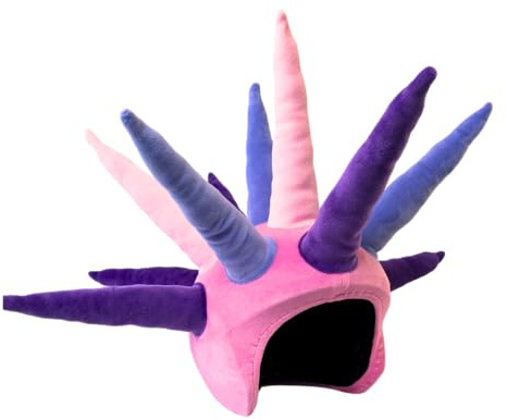 COOLCASC® Velvet Spike - Couvre Casque Ski Enfant Universel - Personnalisez Votre Casque avec Une Housse Ski protectrice, Originale et Amusante - Accessoires Ski - Taille Unique