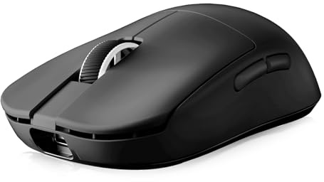 MCHOSE L7 Ultra+ Wireless Gaming Mouse, Lightweight 48g, Ergonomic Mouse with 42K DPI, PAW3950, Optical Switch, 20000 FPS, Dual 8K Polling and 7 Programmable Buttons, 3-Mode Connect, PC/Mac - Black