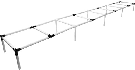 WEKAMOS Kit D'agilité pour Chien Réglable 3,35 M X 40 Cm X 20 Cm, Équipement D'entraînement Extérieur et Intérieur pour Petits et Grands Chiens, Matériel D'agilité Solide Résistant