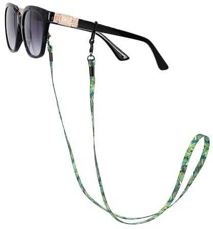 GERNEO® - Amsterdam - Correa para gafas - Correa para máscara - cordón extra largo unisex para gafas de sol y de lectura - jungla