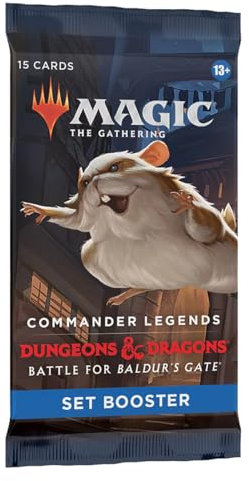 Magic The Gathering D10050001 D&D Battle for Baldurs Gate Commander Legends Set Booster, Mehrfarbig
