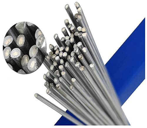 XIRUJNFD Metal Universal Welding Wire 1.6mma, 1.6mm/2mm No Flux Required, Solution Welding Flux-cored Rods, Flux Core Welding Wire, Low Temperature Aluminum Welding Wire (10Pcs 2mm*50cm)
