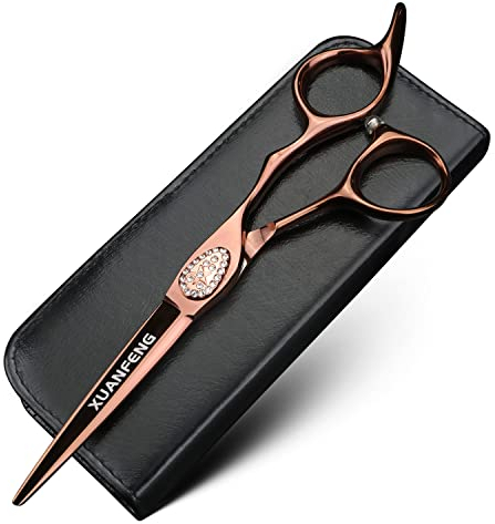 XUANFENG Forbici da taglio in ottone e forbici da taglio in acciaio 440C, adatte per famiglie (forbici da taglio)