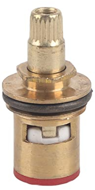 Alvinlite Nucleo della Valvola del Rubinetto, Cartuccia della Valvola in Ottone del Rubinetto dell'Acqua per Il Bagno della Cucina del Ristorante di Casa(tondino di Ferro con Anima in Rame)