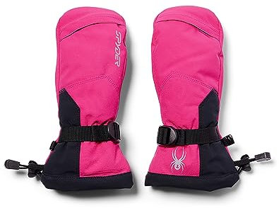 Spyder Jungen Jugend Finn Ski-Fäustlinge, Pink, Medium