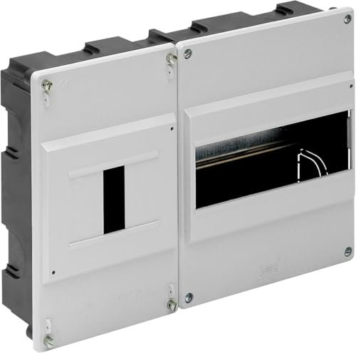 Caja empotrar hasta 8 elementos 277 x 188 x 55 mm, ideal para organizar y proteger conexiones eléctricas.