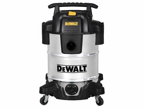 DEWALT DXV38SC Stainless Steel Wet & Dry Vacuum has a powerful motor generating16kPa of suction power. Ideal for almost any clean-up job, designed to handle both wet and dry materials with ease. A pow