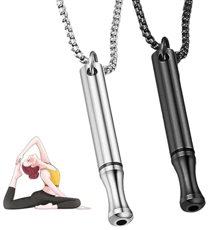 2 Stück Rauchentwöhnung Hilfsmittel,Rauchfrei Hilfsmittel,Rauchfrei Halskette Kette,Original Rauchen Aufhören,Baliverné Entwöhnung Panikattacken,Rauchentwöhnungskette