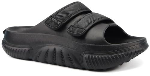 COFACE Återhämtning sandaler herr ortopediska slip-on promenadsandaler justerbara tjocka vadderade ortopediska män plantar fasciit bekväm ledig utomhus storlek 40–48