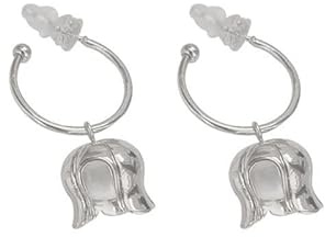 CFWSHJ Klassiska franska liljekonvaljdesign Naturliga pärlbandsörhängen i 14K massivt guld över S925 Sterling Silver - Raffinerade och tidlösa pärlsmycken - Idealiskt brudtillbehör eller för eleganta