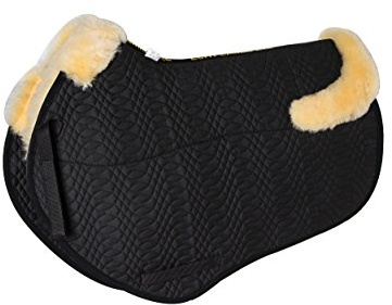 Merauno Tapis de selle GP en peau d'agneau - Couverture complète - Tapis de selle - Tapis de selle carré - Tapis d'équitation - Tapis multi-usages
