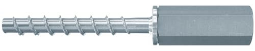 fischer UltraCut FBS II leistungsstarke Betonschraube mit Innengewinde, zur Befestigung in den Bereichen Sanitär, Heizung & Klima, galvanisch verzinkt, 100 Stk. 6x35 M8/M10 Sechskant mit Innengewinde