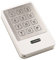 Berner BDS591 Interrupteur à code sans fil 10 canaux 868 MHz Blanc Clavier en acier inoxydable Uni et bidirectionnel IP54 Piles incluses