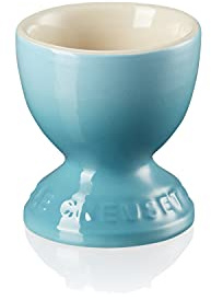 Le Creuset Stoneware Footed Egg Cup, 9 g, 5.3 x 5.3 x 5.9 cm, Teal, 81702001700099